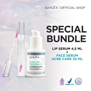 [BUNDLE FACE & LIP SERUM] Ginza Magic Colour Lip Serum Vitamin 45ml X Ginza Face Serum 30ml