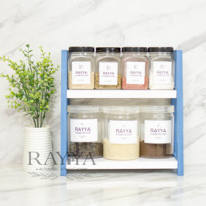 BEST SELLER(BISA COD) Rak Bumbu Dapur Kayu Serbaguna