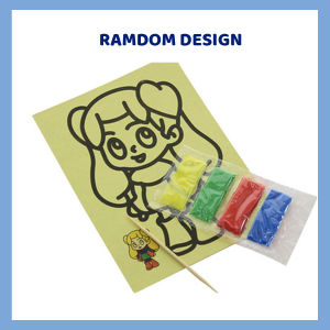 KOGGY Colorful Sand Painting Pictures Drawing DIY Color Sand Painting Art Sand Paper For Children Kids Education Toy儿童沙画Lukisan pasir kanak-kanak