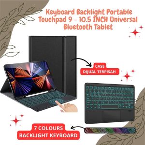 KYB-028 Keyboard Bluetooth Touchpad Backlight Portable Universal Tablet 9-10 Inch