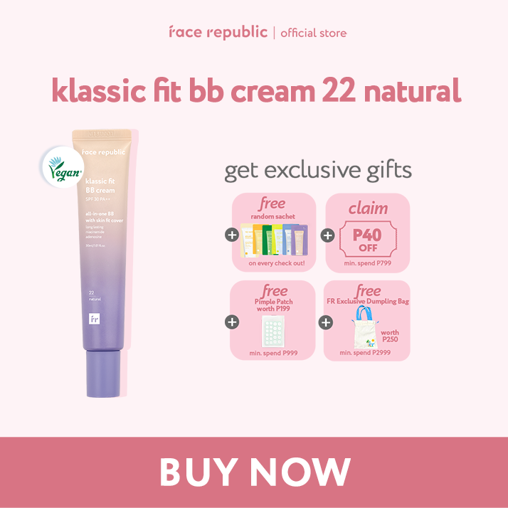 Face Republic Klassic Fit BB Cream - 22 Natural SPF30+ PA++ 30mL [ Skin Fit/Niacinamide] | Clean Kbeauty Skincare