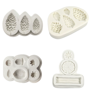 Thanh Lịch Lát Chanh Và Sao Hồi khuôn làm fondant Mùa Đông khuôn silicon Set Cho trang trí bánh Và làm kẹo