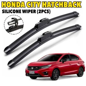 【2Pcs】Honda City Hatchback Front Windscreen Wiper City Hatchback Silicone Soft Wiper SF14 SF26