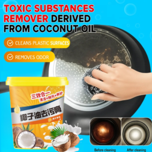 Kitchen grease stains black dirt on the bottom of pots faucets cleaners coconut oil rust remover/degreaser powerful decontamination cleaner faucet degreaser and rust remover