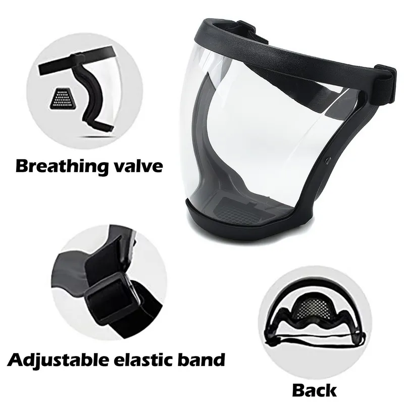 Avet New Adjustable Full Face shield detachable protective