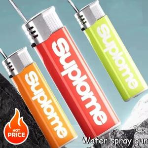1pc Kids Summer Lighter Water Gun Creative Water Gun with Squirt Feature and Water for Gift Moments Easy to Carry