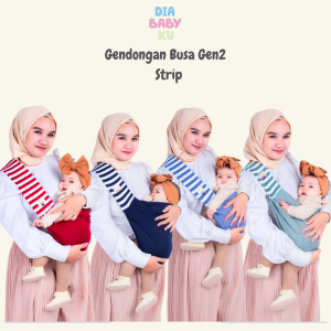 DIABABYKU Gendongan Bayi Samping Instan Geos Busa Gen Two Premium plus Pouch Strip