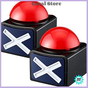 【Coral】💖【HOT SALE】🎈🎈 2023 New Game Answer Buzzer Alarm Button With Sound Light Trivia Quiz Got Talent Buzzer