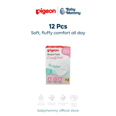 Babymommy👶100% Original Pigeon ComfyFeel Breast Pads 60pcs/100pcs Lansinoh Disposable Breast Pad 24pcs/60pcs