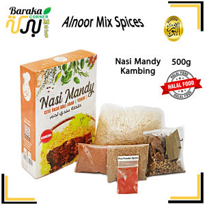 Alnoor Rempah Nasi Arab Nasi Mandy Ayam | Mandy Kambing | Nasi Kabsah Basmati Rice 500g