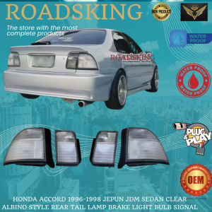 HONDA ACCORD 1996-1998 JEPUN JDM SEDAN CLEAR ALBINO STYLE REAR TAIL LAMP BRAKE LIGHT BULB SIGNAL