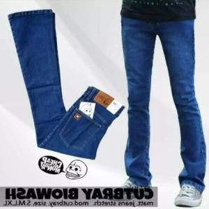 Celana Jeans Cutbray Pria HitamBiowoshBioblitz