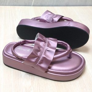 Eveline Series 11 - Sandal Wedges Wanita 4 cm Big Foam Sendal Tali Belakang Sol Karet Miracle By Miracle Project
