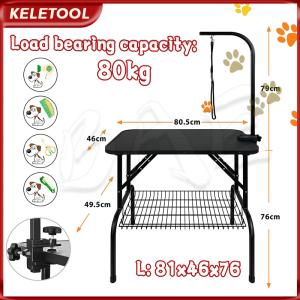 Pet Grooming Table Foldable Grooming Table Blowing Hair Trimming for Dog Cat Suitable for pet washing cutting and blow drying