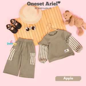 OneSet Ariel By BabyAra | Setelan Anak Muslim l Outfit Muslim Anak Terbaru | Oneset Anak Kekinian