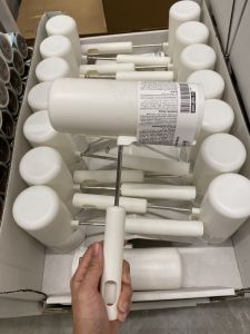 ลูกกลิ้งขจัดฝุ่น IKEA รุ่น PEPPRIG ลูกกลิ้งขจัดขน มีด้ามจับ