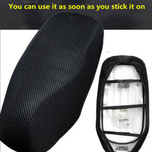 3D Mesh Motorcycle Seat Cover Universal Breathable Scooter Seat Pad With Anti-slip Mesh Summer Cool Design UV Protection