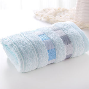 Khăn mặt cotton sợi tre cỡ lớn thấm hút nước sử dụng 2 mặt kích thước 33x72cm NT44