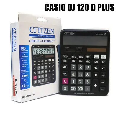 【COD】Kalkulator Desktop Bisnis Casio MJ 120D PLUS Dengan Cek & Koreksi