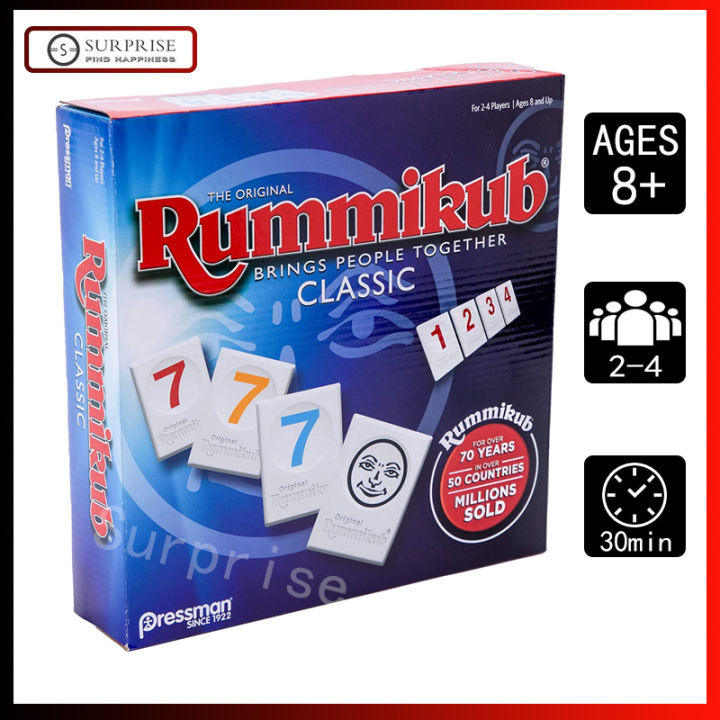 Board Game Classic Edition Rummikub Family Game