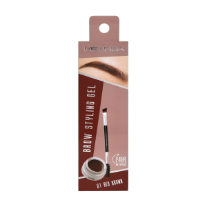 Gel màu tạo kiểu lông mày MEILINDA Brow Styling Gel kèm cọ Thái Lan