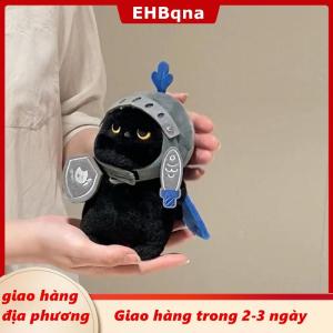 [COD] EHBqna 3PF Ship within 24 hours Đen Cavalier Mèo Sang Trọng Keychain Đồ Chơi Phim Hoạt Hình Hiệp Sĩ Mèo Nhồi Bông Búp Bê Mặt Dây Chuyền Xe Vòng Chìa Khóa Ba Lô Túi Trang Trí Nội Thất Kid Quà Tặng