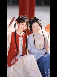 Hanfu Womens Horse Face Skirt Daily Hanfu Suit Ming Made Round Neck Short Than Armor Embroidered Cross Collar Pipa Sleeve Horse Face Skirt Suit Hanfu Daily㏇X0412