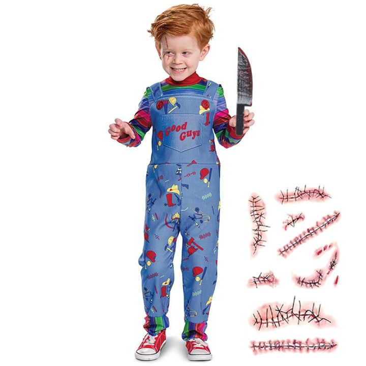 Chucky Halloween Costume for Girls Child's Play Toddler Chucky Costume