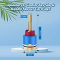 Dreyoo Replacement for 10670 Shower Cartridge Compatible with Aquasource/Glacier Bay, Single Handle Shower Faucet Cartridge Replacement for Hl-40 for Hot Cold Water Shower/Tub Faucet Shower Cartridge. 