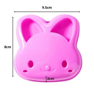 Cetakan Pemotong Roti Sandwich Karakter Untuk Alat Dapur Sandwich DIY Bentuk Kelinci Kucing Beruang