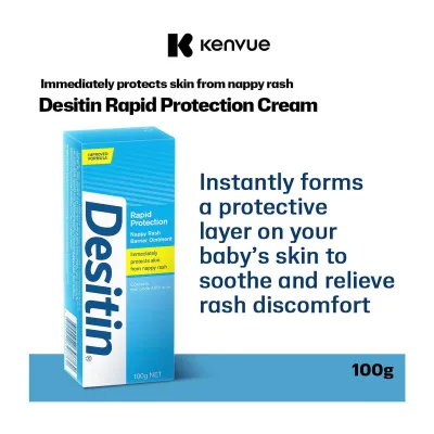 Desitin Rapid Protection Diaper Nappy Rash Ointment (Maximum Strength) 100g