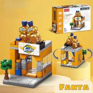 Bayar Di Tempat - Mainan Edukasi Susun Blok / Building Blocks Mainan Anak / Building Blocks Toko Makanan