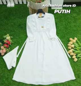 Gamis anak perempuan 7 sampe 12 tahun /gamis muslim anak perempuan terbaru bahan crinkle