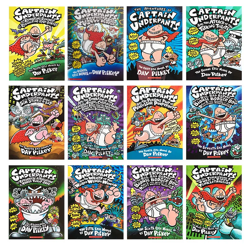 All captain underpants books in deals order