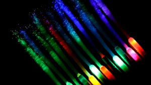 Colorful Fiber Optic LED Glow Stick Light Up Wand SG Ready Stock LED Toy Night Party Wedding Birthday Gift