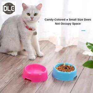 Dog bowl Pet Dog Cat Small Plastic Feeding food bowl
