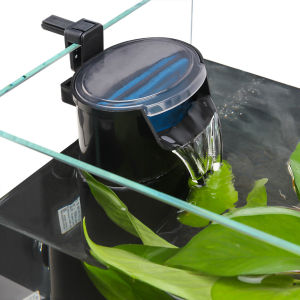 HATELI Voltage: 110v Aquarium Pump Low Water Level Filter Small Fish Tank Filter Aeration Pump Water Purifier In The Aquarium 110V