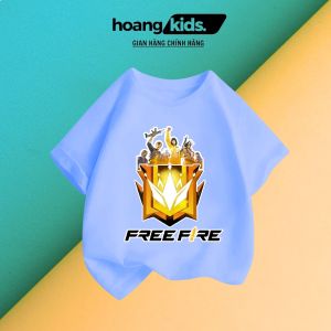 Áo thun in hình Free Fire cho bé Rank Huyền Thoại Thách Đấu Cao Thủ size từ 18 đến 60kg