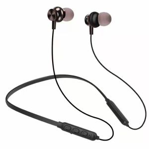 Bluetooth Headset Magnetic Neck-hanging Bluetooth Headset Binaural Mobile Universal Neck-hanging Sports in-ear Earplugs Gift Waterproof and Sweat-proof Sports Headset Gift Headset for Friends and Family
