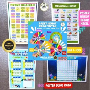 PAKET Gratis Spidol Pouch Mainan Edukasi Flash Card Wipe and Clean Belajar Berhitung Baca Tulis Huruf Angka Hijaiyah Anak TK SD PAUD