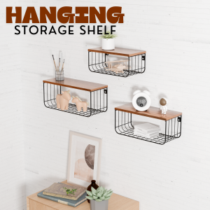 Wall Mounted Shelf Set Floating Decoration Storage Multifunctional Bedroom Livingroom Bathroom Kitchen Shelves Rack