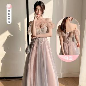 ❤Pang DuDu❤ Elegant Dress For Night Party Dress Grass Green/Khaki Color Long Bridesmaid Dress Wedding Gown Slimming Evening Dress evening dress long gown wedding gown