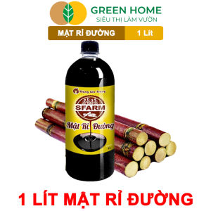 Mật Rỉ Đường Ủ Phân Bón Hữu Cơ Greenhome Sfarm Chai 1lít Ủ Dịch Chuối Nuôi Cấy Vi Sinh Ủ Phân Ủ Rác