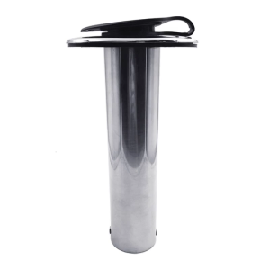 Heavy Duty Stainless Steel Deluxe Rod Holders with Drain Flush Mount Fishing Rod Pole Holders 15/30/90 Degree