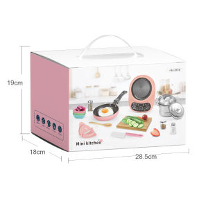 Mini Kitchen Real Cooking Full Set of Cooking Girl Small Kitchen Set Children Baby Play House Toys Kids Toys for Girls