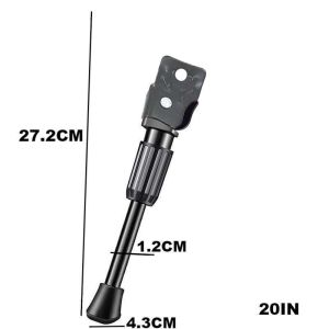 Adjustable Jagang Samping 25cm/30cm Akesoris Sepeda Besi Cor Kickstand Sepeda Kaki Dua Sepeda