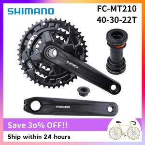 Shimano Alivio FC-MT210 Bike Crankset 9/27 Speed FC MT210 MTB Bike Chainwheel Crank 170mm 40/30/22T BB MT500 Bottom Bracket