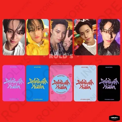 [5-13pcs/set] SEVENTEEN Seventeenth Heaven UNOFFICIAL Photocards Matte w/ backprint