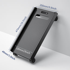 ORICO Mobile Computer Towers Stand CPU Rolling Holder Desktop Bracket with Locking Caster Wheels for Computer Cases PC Gaming