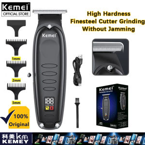 Kemei KM-H71 Portable Hair Clipper Digital Display Electric Barber Razor Professional Haircut Machine Cordless Hair Trimmer for Men